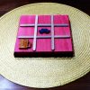 jeu de morpion en hêtre coloris rose Pink