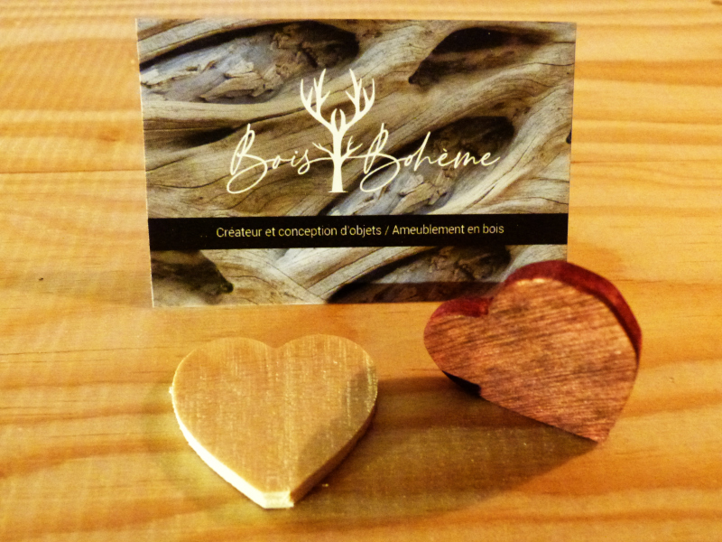 pions bois coeur pions bois coeur