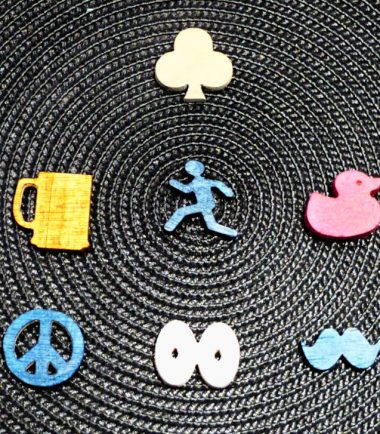pions personnalisable en bois pour jeu de société