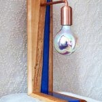 lampe MIDNIGHT BLUE GLOBE ARC EN CIEL