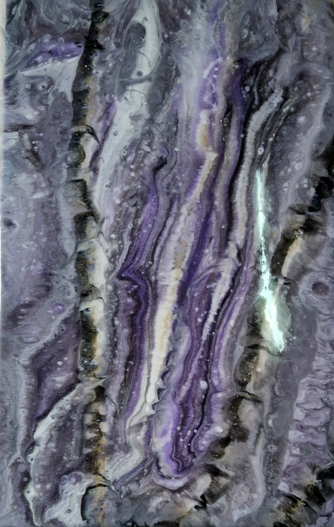 marbre geode résine