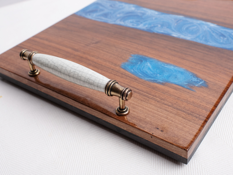 Plateau de presentation 'blue mountain"