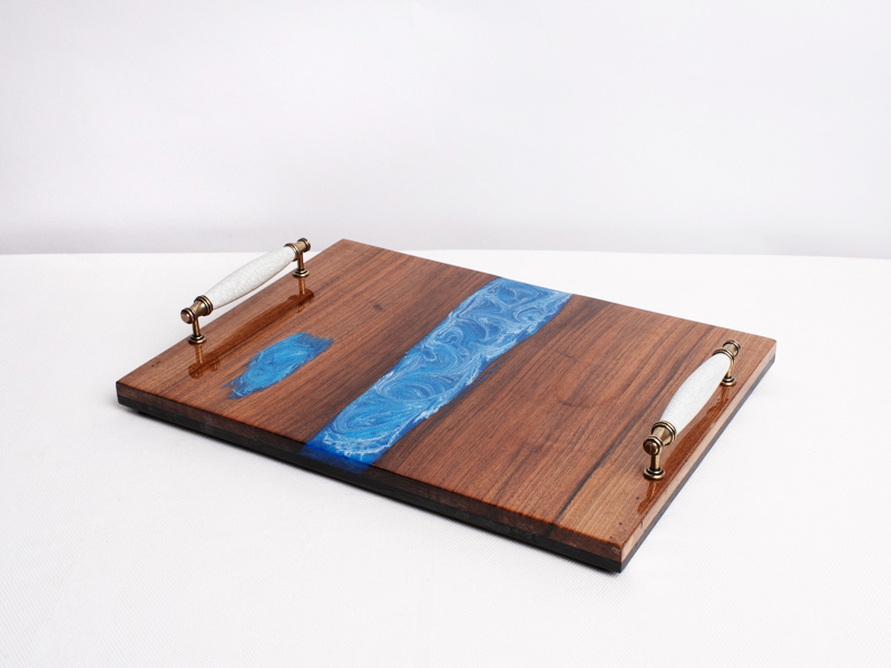 Plateau de presentation 'blue mountain"