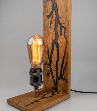 Lampe en bois série CANOPEE
