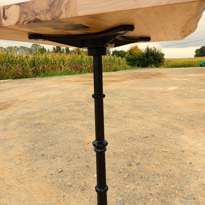 Mange Debout en Noyer et résine Or (9) Mange Debout en Noyer et résine Or