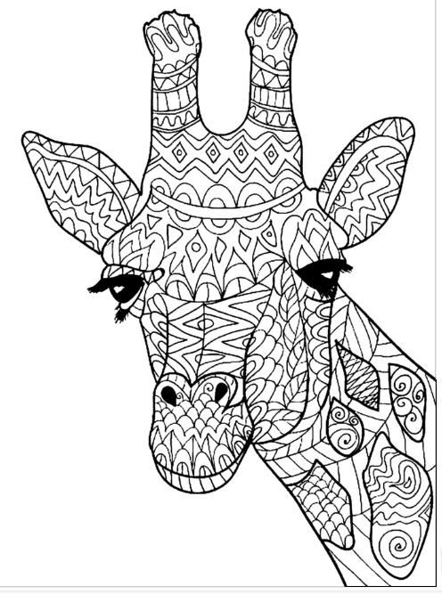 puzzle girafe