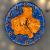 horloge murale bleu horloge murale bleu