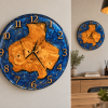 horloge murale bleu horloge murale bleu