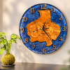 horloge murale bleu horloge murale bleu